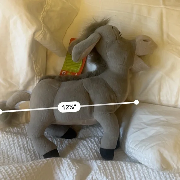 Donkey From Shrek 2 Vintage Plush Toy NWT - Picture 10 of 11